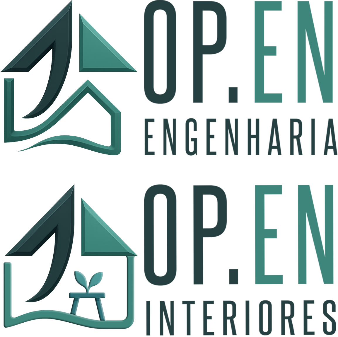 Logotipo OP.EN Engenharia e Interiores